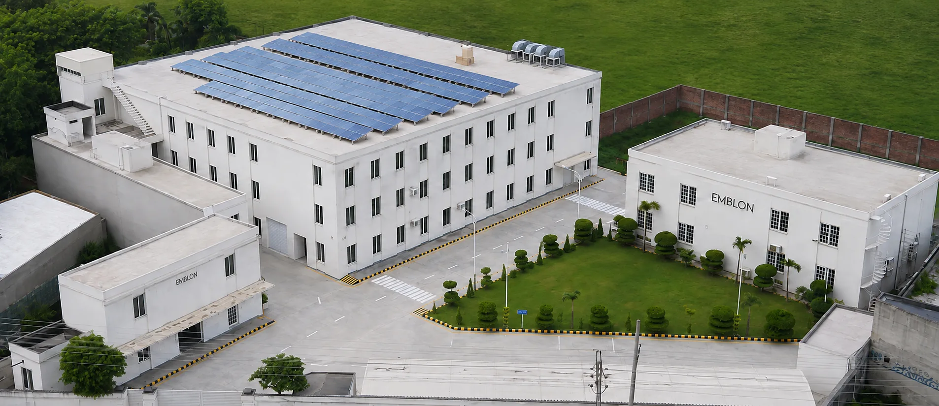 Exterior view of Factory 1 manufacturing hub