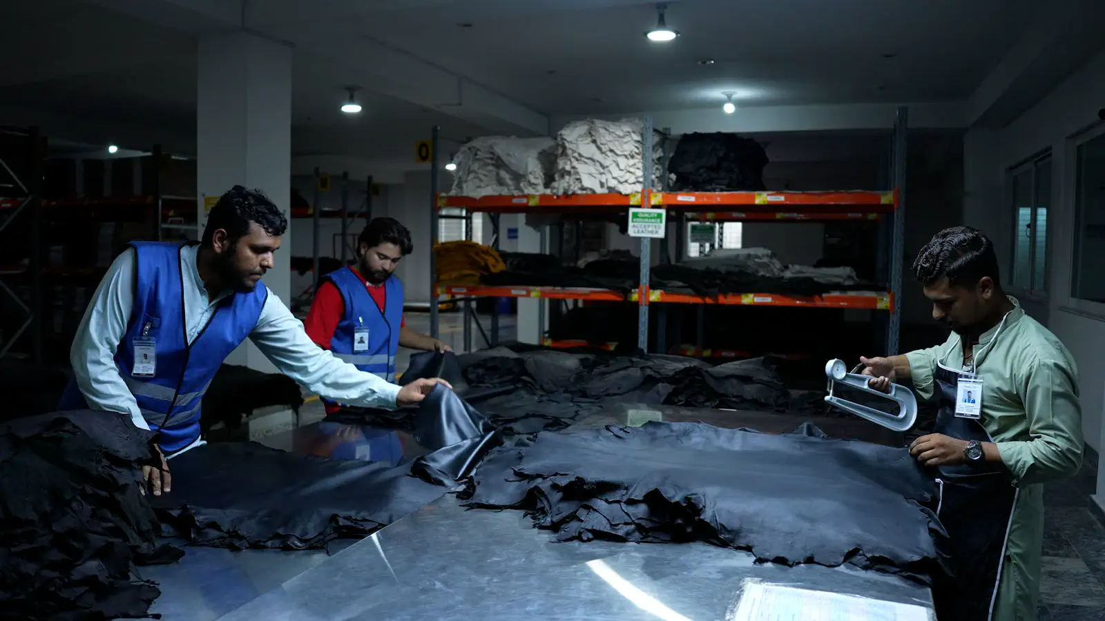 Leather inspection and sorting