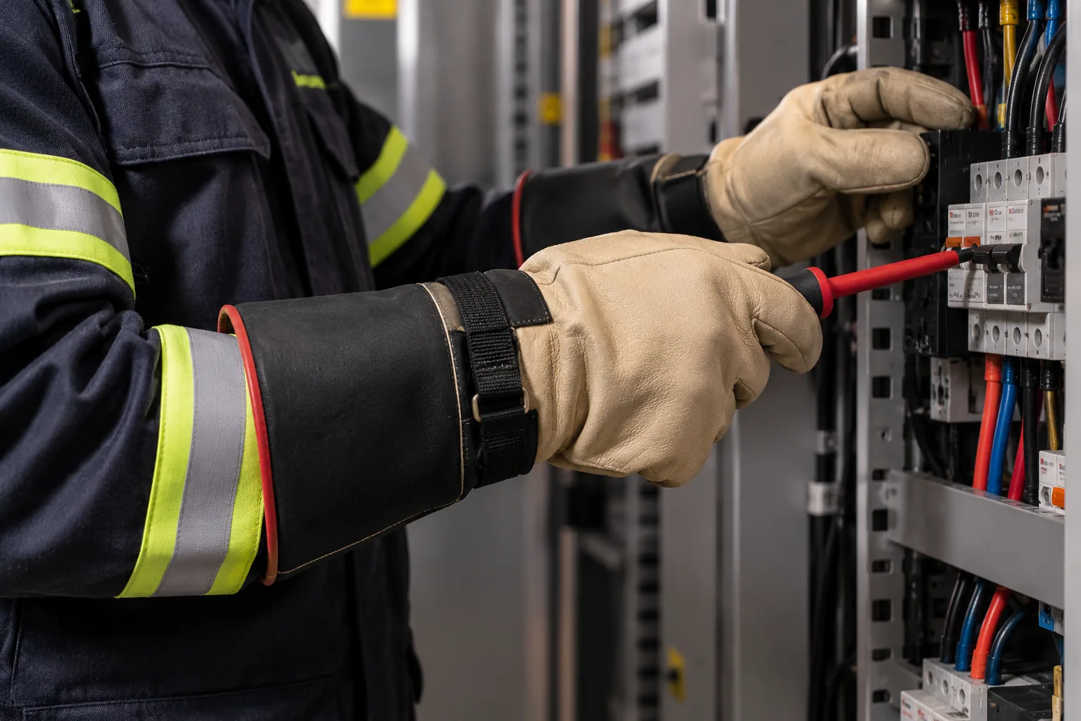 Arc-flash protection glove