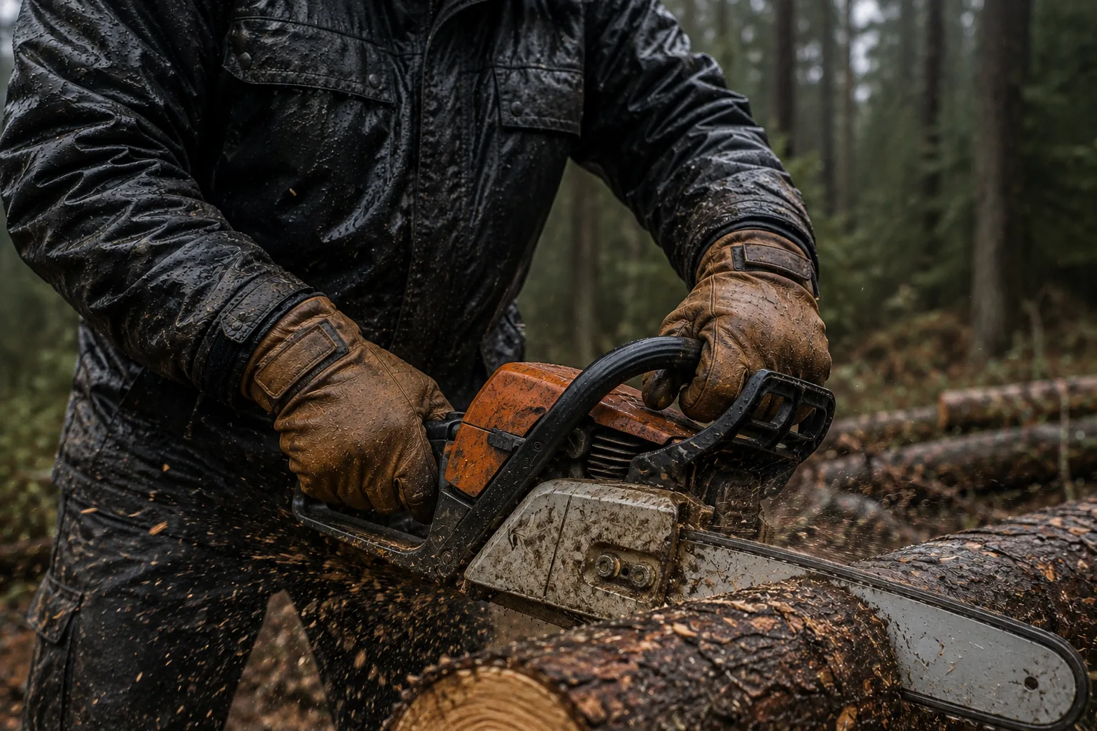 Waterproof protective glove